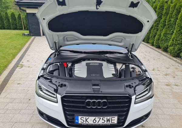 Audi A8 cena 165000 przebieg: 114000, rok produkcji 2015 z Katowice małe 191